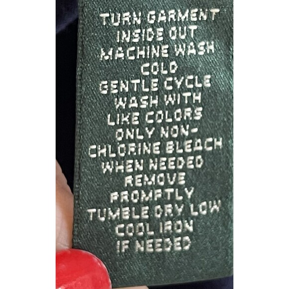 LRL Ralph Lauren Active Colorful Patch L/S Embroidered Top Lady Size XL - Picture 7 of 11